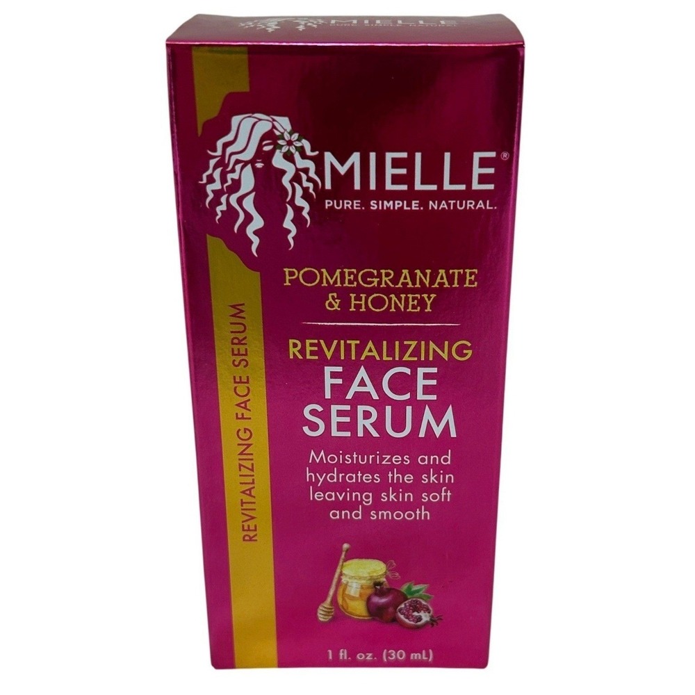 Mielle Organics Pomegranate & Honey Revitalizing Face Serum 1 fl oz 30ml New